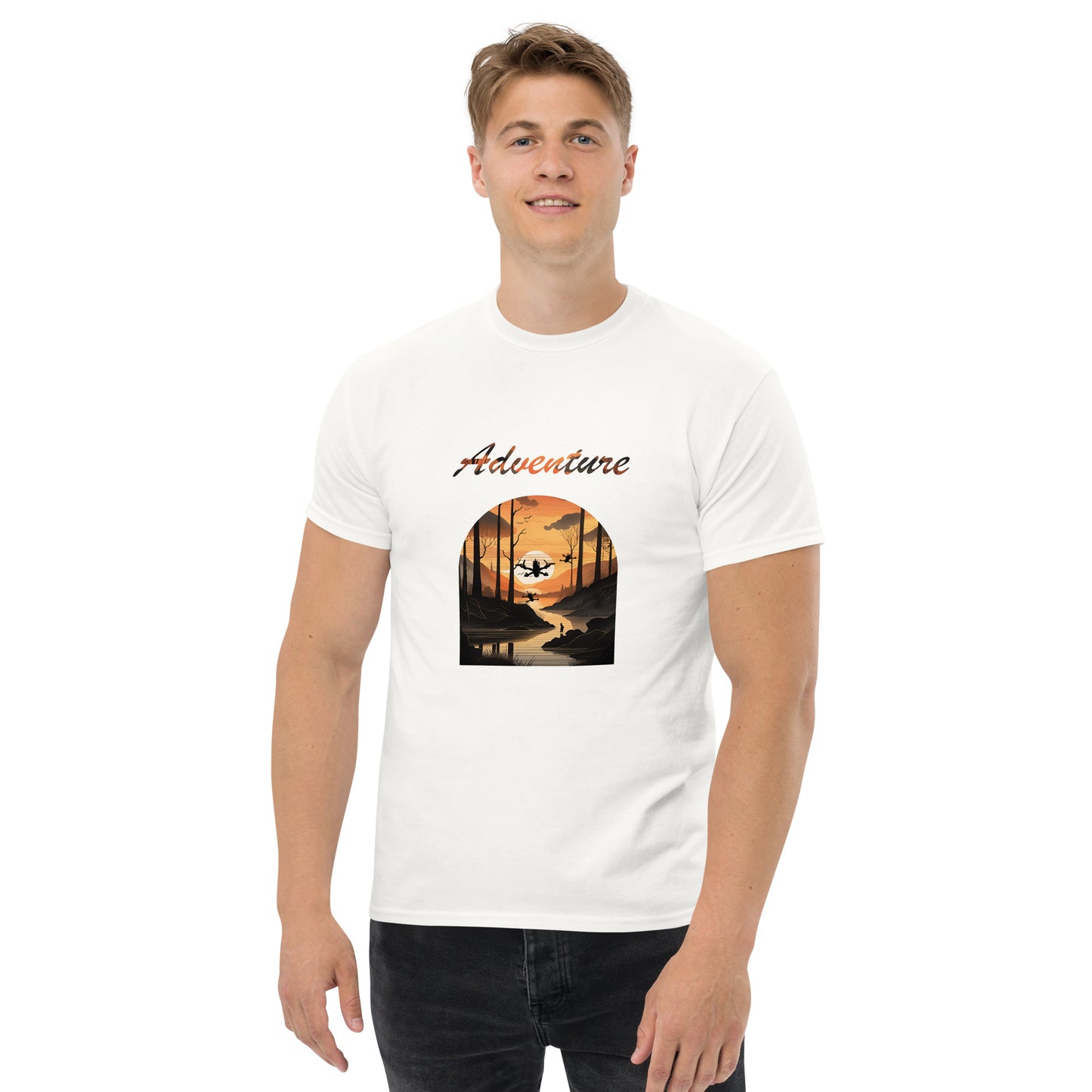 Men's classic tee: FPV adventure.