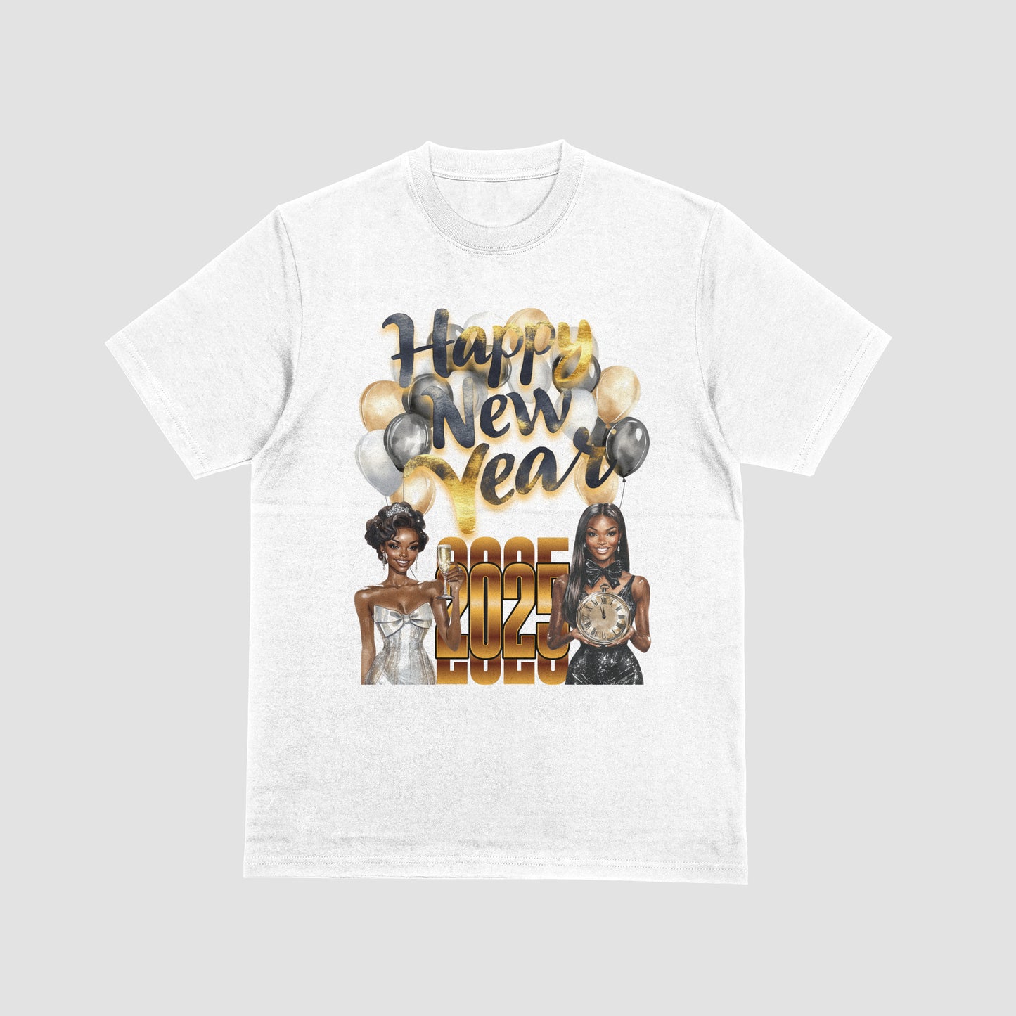 New Year’s T-Shirt for Women | Trendy 2024 Celebration Tee | Comfortable Women’s NYE Shirt | Casual Holiday Outfit