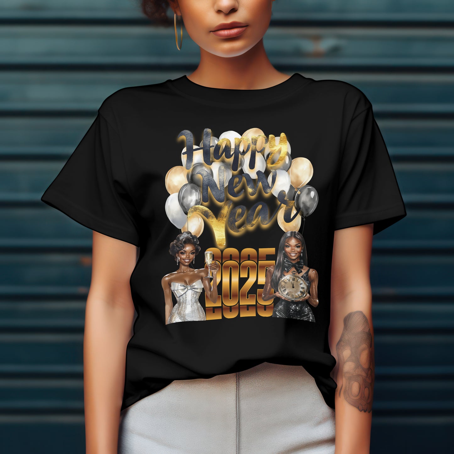 New Year’s T-Shirt for Women | Trendy 2024 Celebration Tee | Comfortable Women’s NYE Shirt | Casual Holiday Outfit