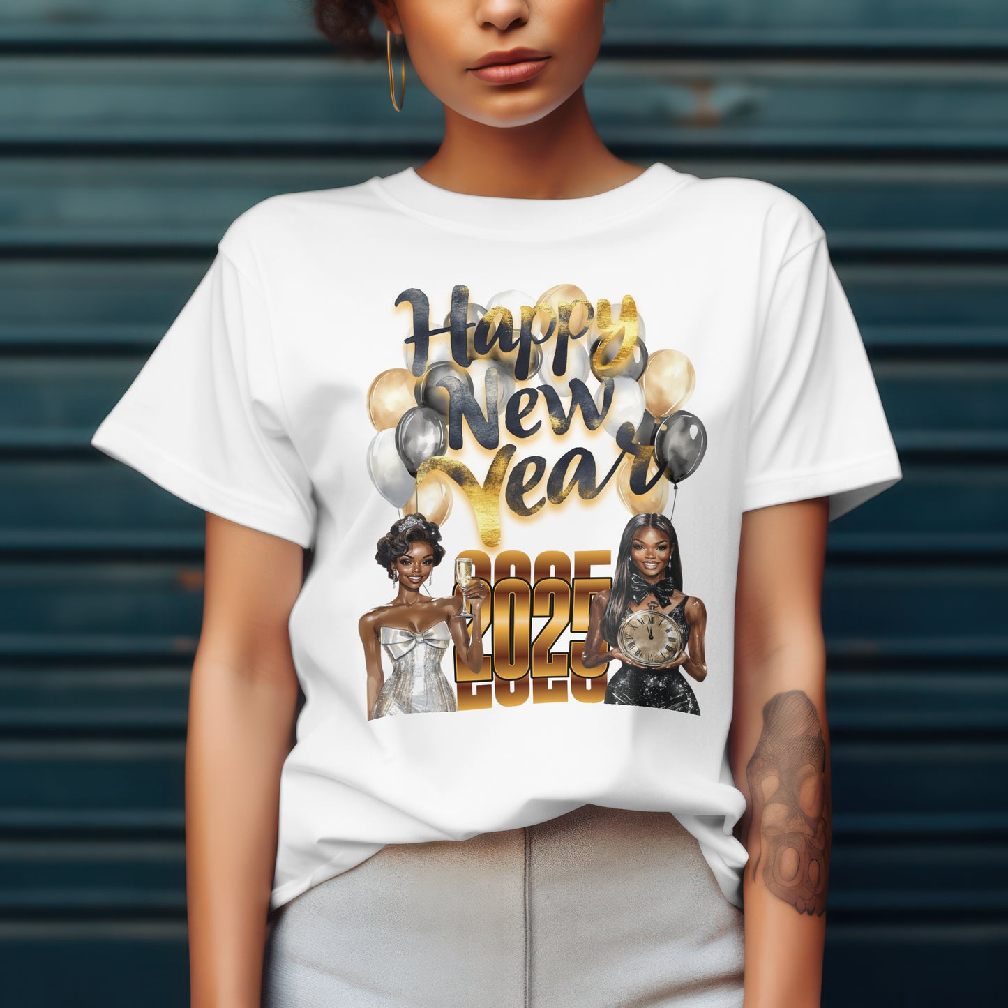 New Year’s T-Shirt for Women | Trendy 2024 Celebration Tee | Comfortable Women’s NYE Shirt | Casual Holiday Outfit