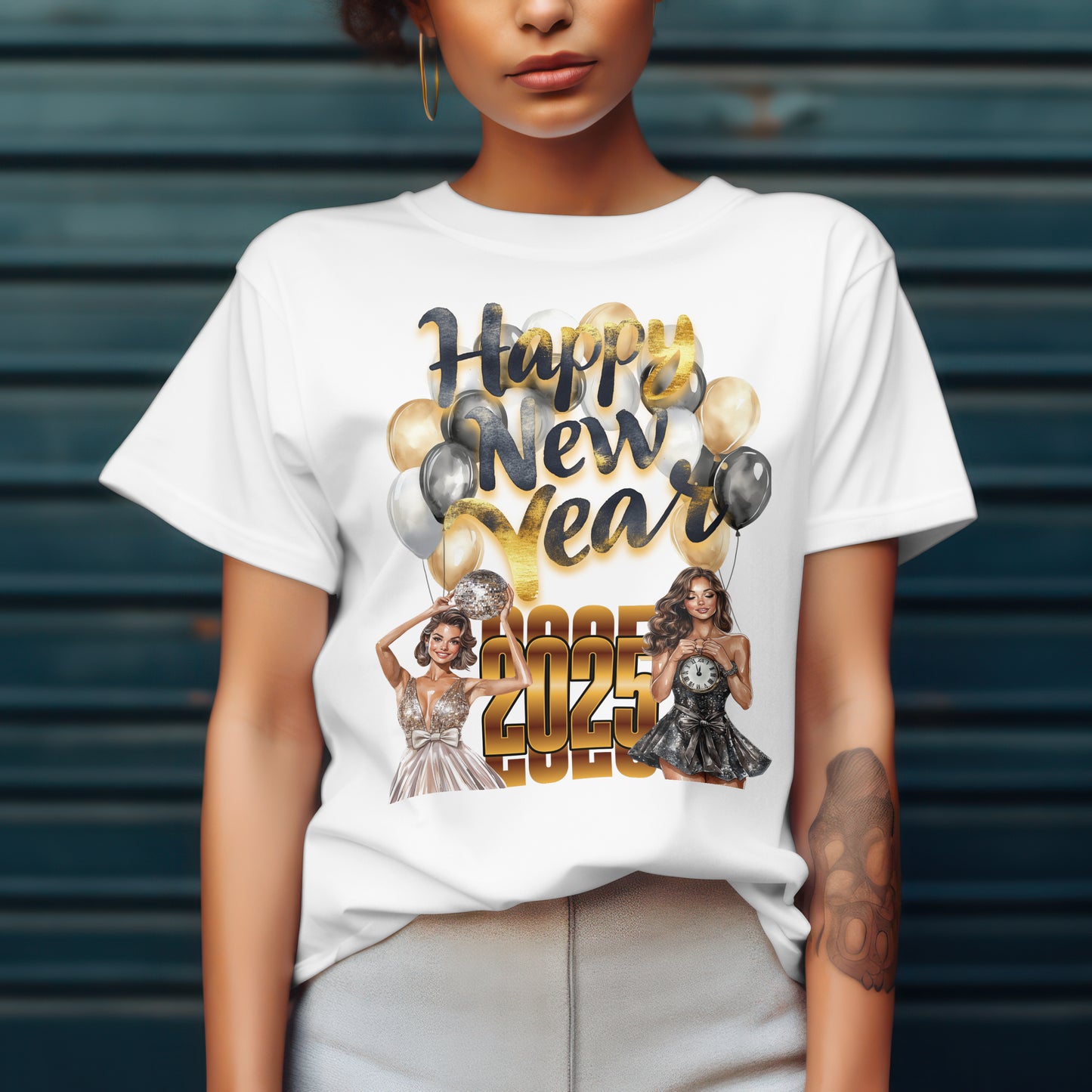 New Year’s T-Shirt for Women | Trendy 2024 Celebration Tee | Comfortable Women’s NYE Shirt | Casual Holiday Outfit