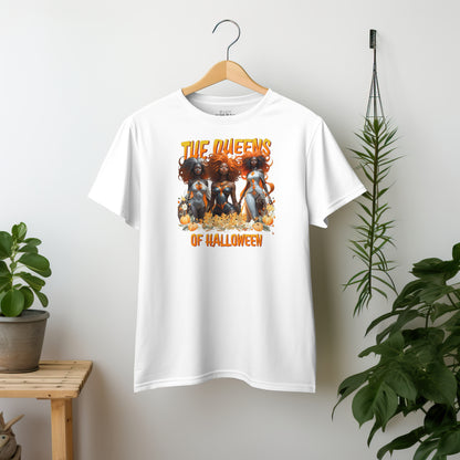 The Queens of Halloween T-Shirt | Spooky Women’s Halloween Shirt | Horror Story Lovers Tee | Halloween Party Outfit | Gothic Fashion for Women